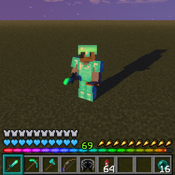 Rainbow XP bar by auragamerrz