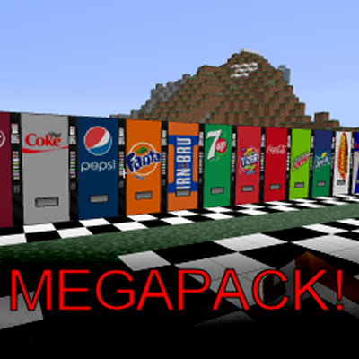 Real drinks Vending machine MEGAPACK (1.15+ including 1.20.4)