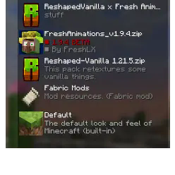 Reshaped Vanilla x Fresh Animations