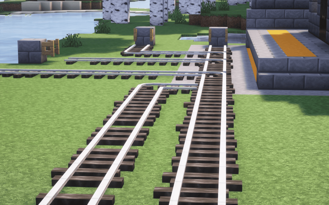 Rickety Acacia Log Rail (3d models)