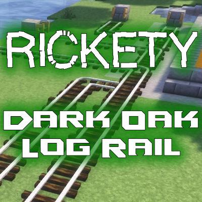 Rickety Dark Oak Rail (3d models)