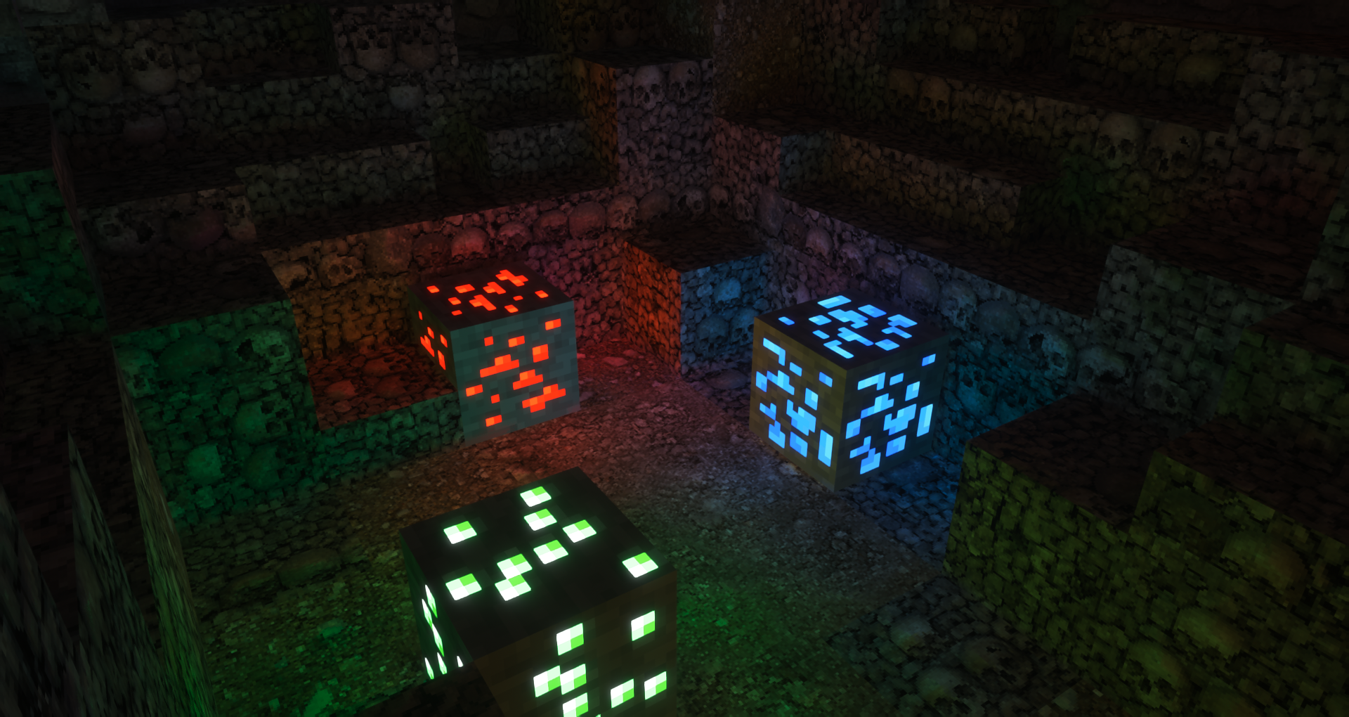 RTX 16x Glowing Ores / Concrete