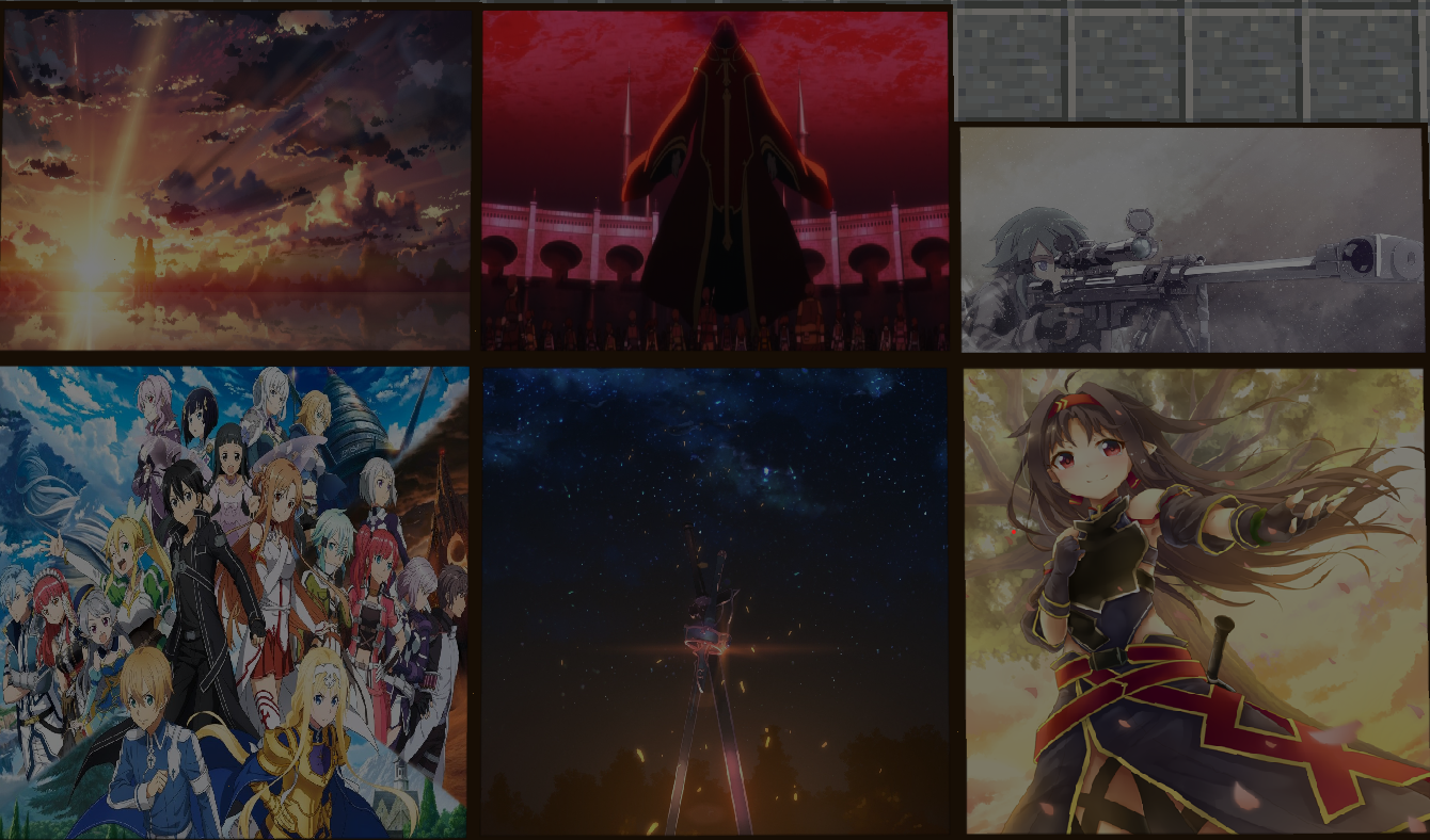 Anime Paintings Pack SAO Edition