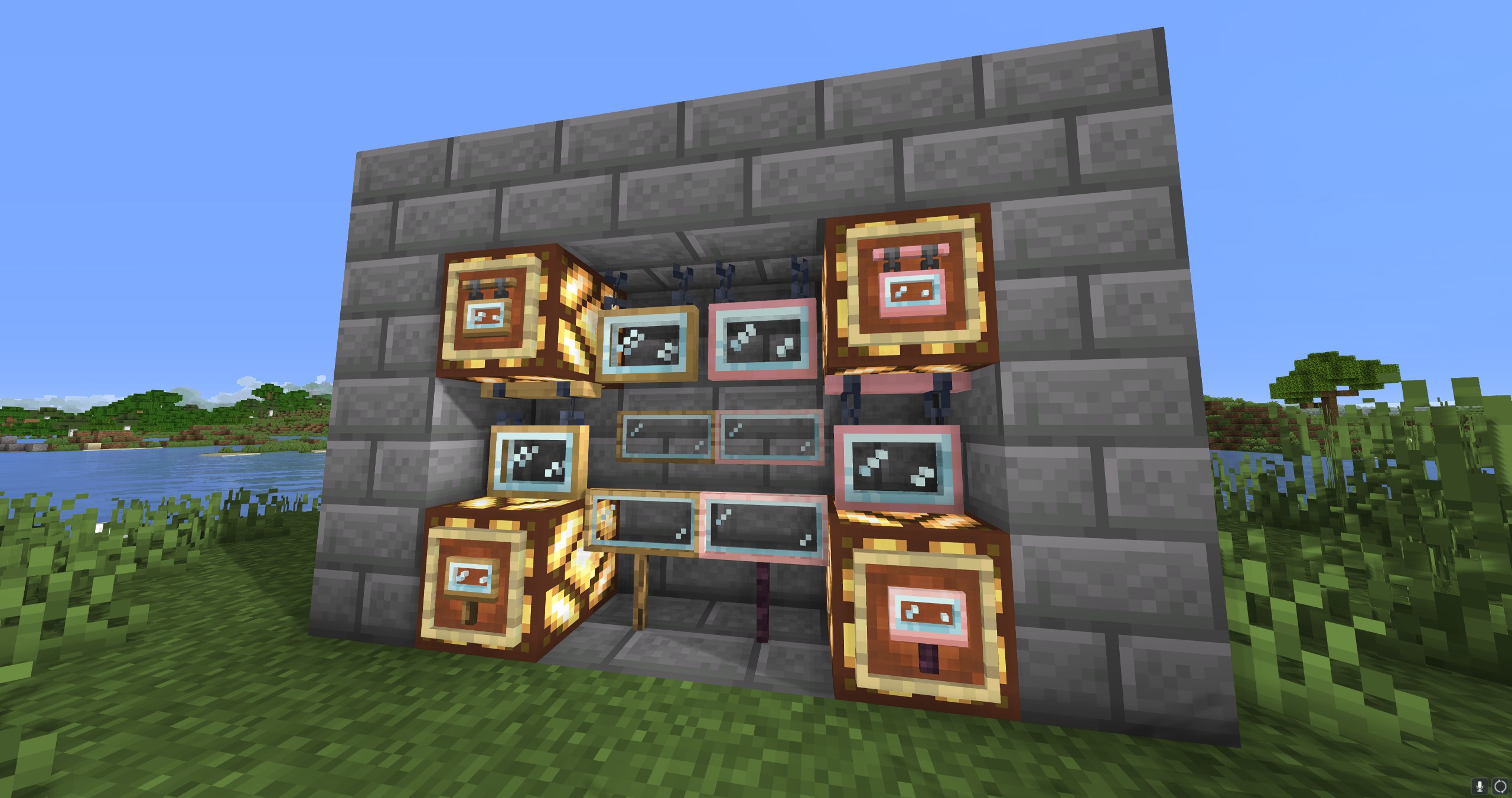 Shiny's Glass Signs (Optifine Required)