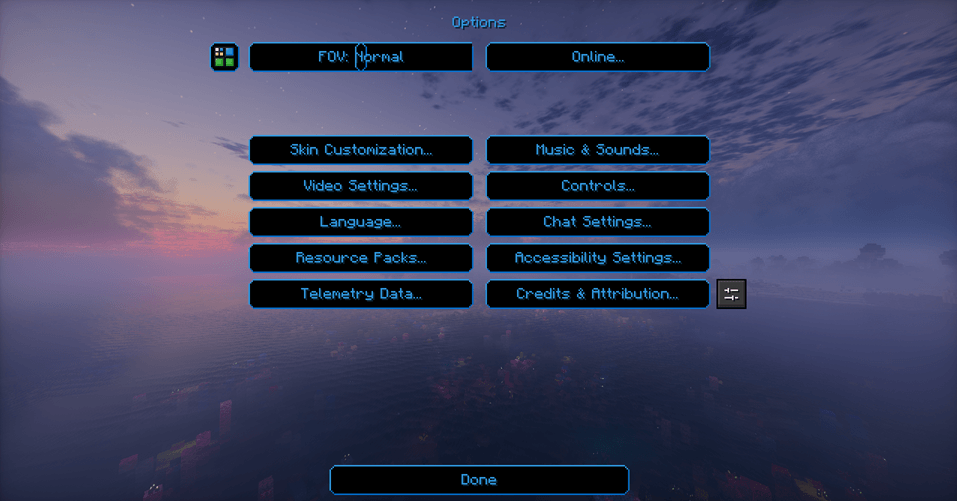 SI UI - Darkmode Blue