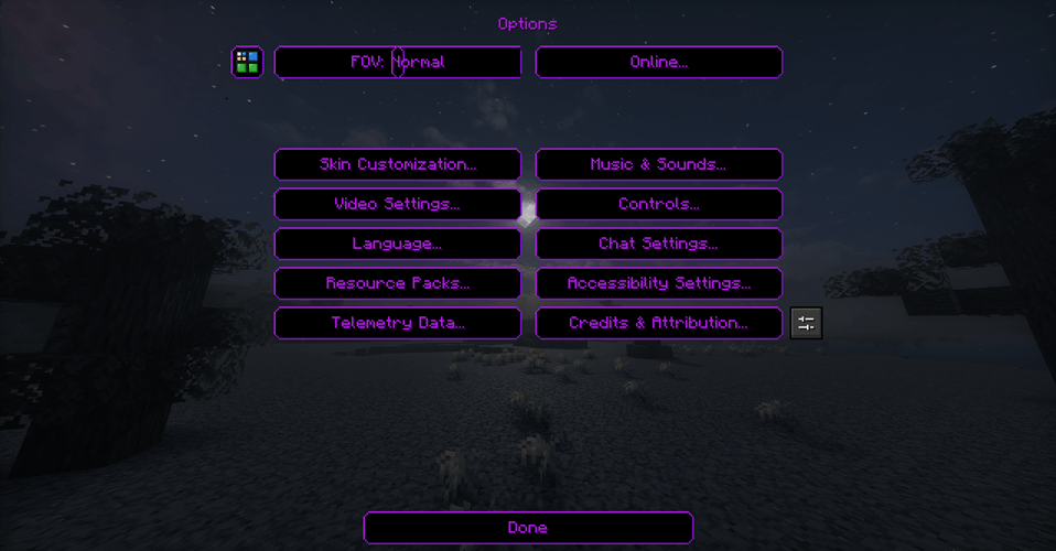SI UI - Darkmode Purple