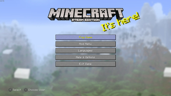 Minecraft: Steam Edition Title