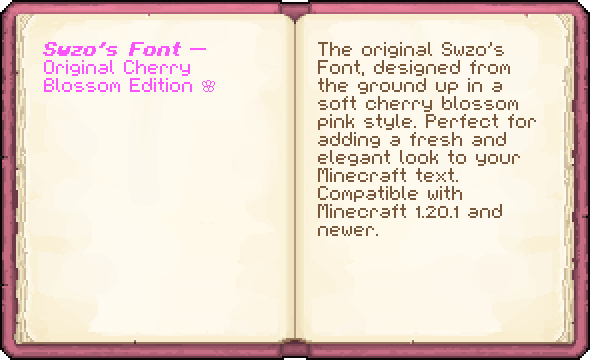 Swzo's Font!