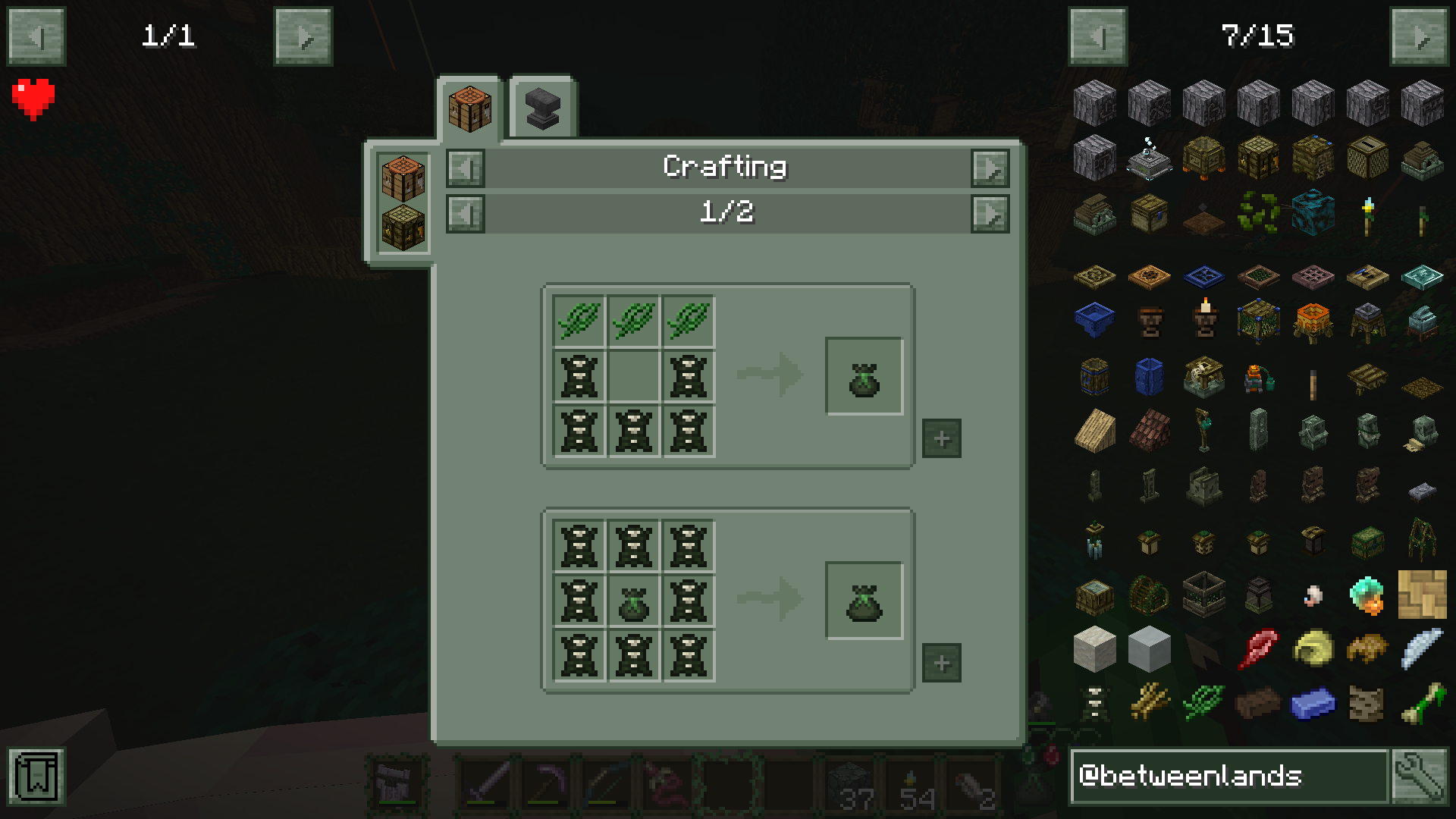 The Betweenlands Inventory pack