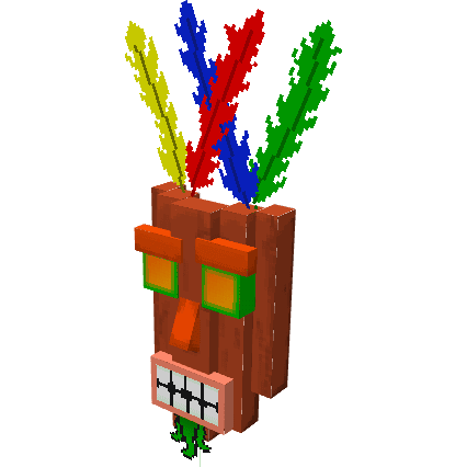 Totem of undying but its uka uka from crash