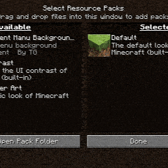 Transparent Manu Background