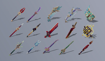 Teyvat Weapon Collection