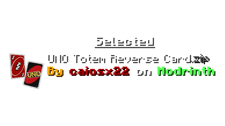 Uno Totem Reverse card