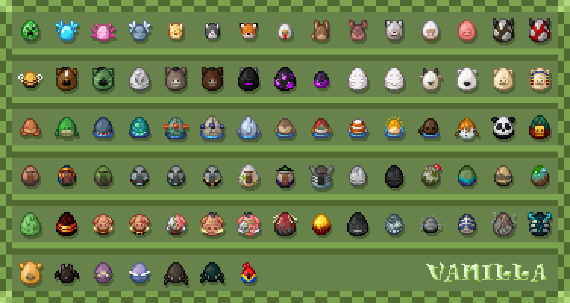 Unshiny Spawn Eggs