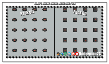 Vader's Blocky Programmer 'Blocks' Music Disc Pack