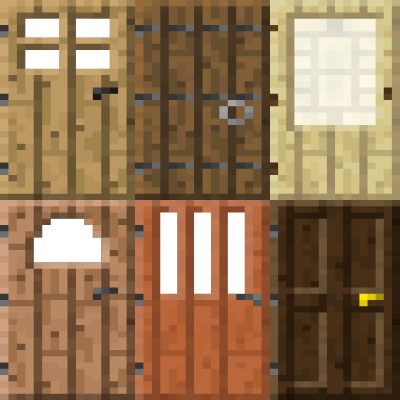 Vader's Plank Wood Programmer Doors Pack — Door Replacement