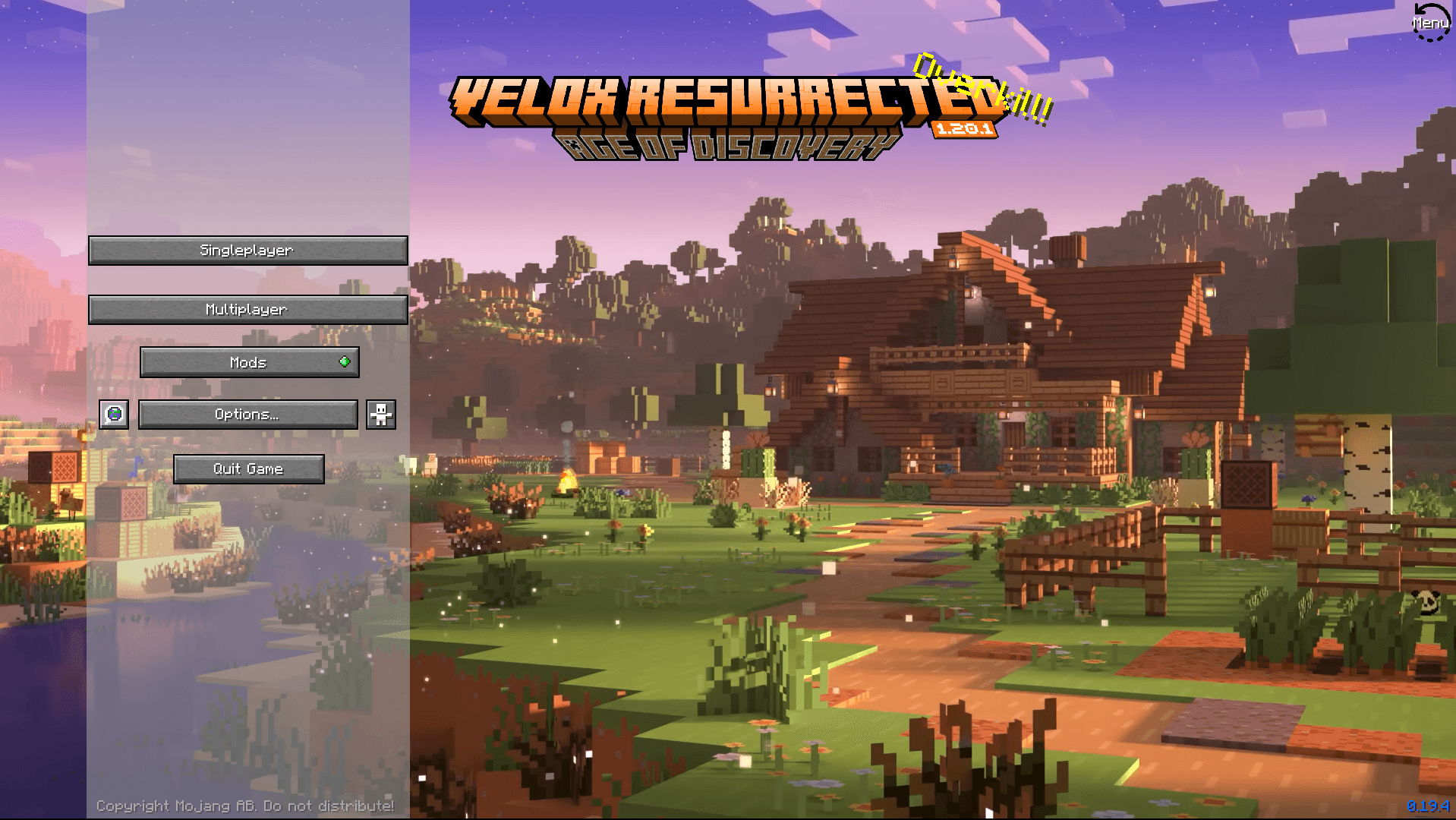 Галерея Velox Menu Assets — Minecraft Ресурспаки — MetaMods
