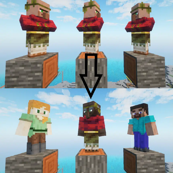 Villagers to player