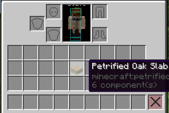 Visual petrified oak slab