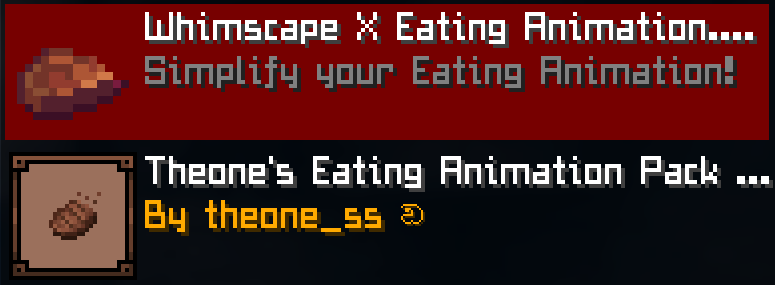Whimscape X Theone's Eating Animation Pack