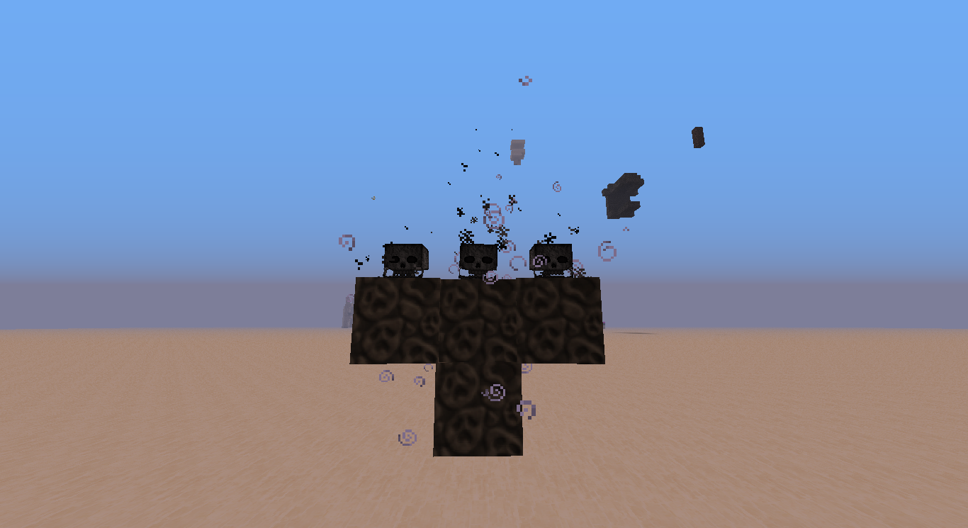 Wither Boss summoning animation