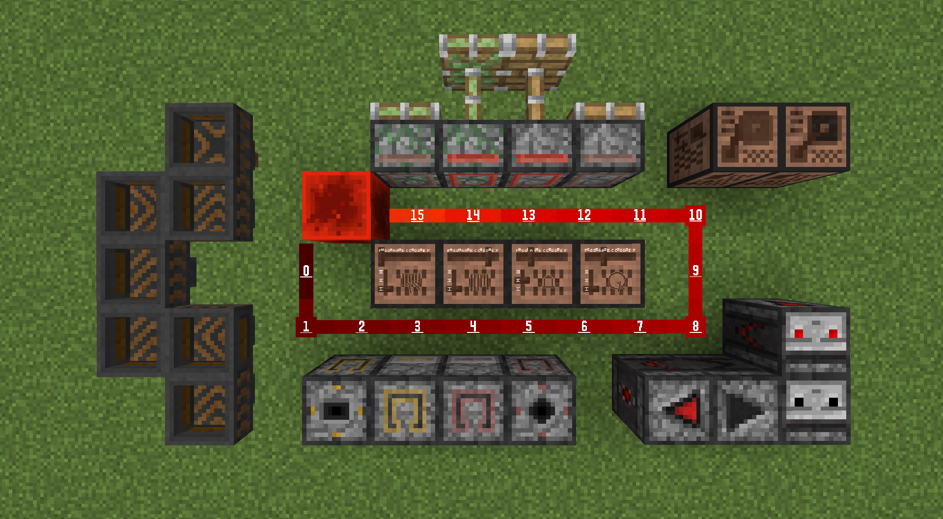 XeKr redstone display