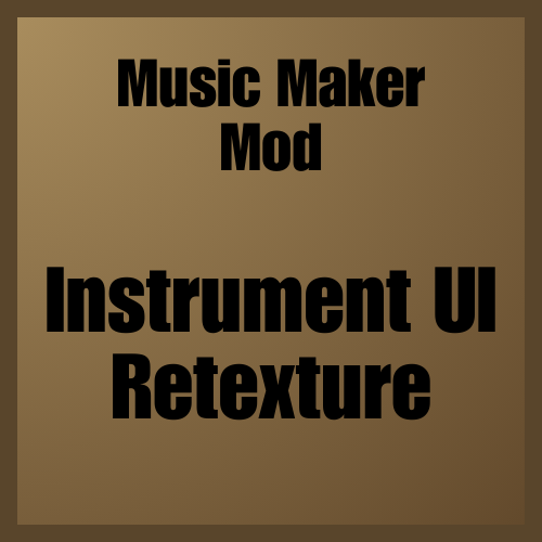 Скачать Xerca's Music Maker Mod Instrument UI Retexture — Minecraft