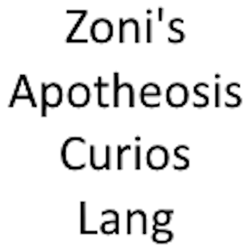 Zoni's Apotheosis Curios Lang