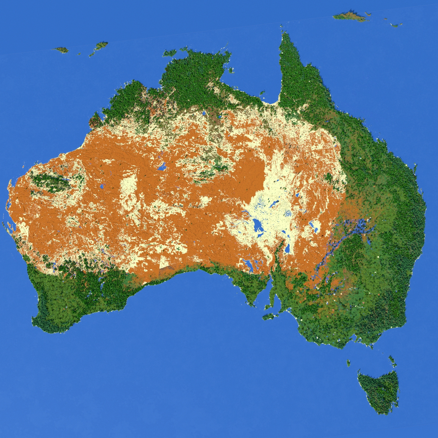 Australia (1500:1 Scale) Survival World