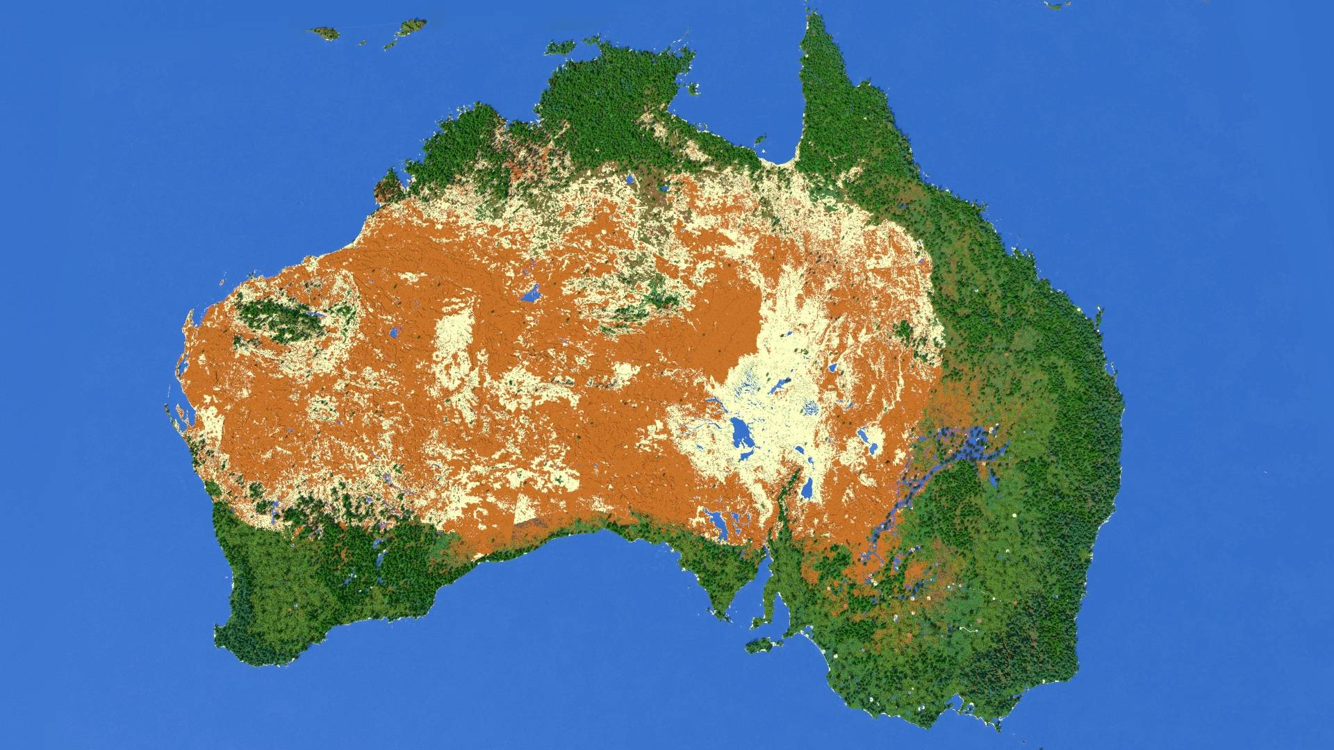 Australia (1500:1 Scale) Survival World
