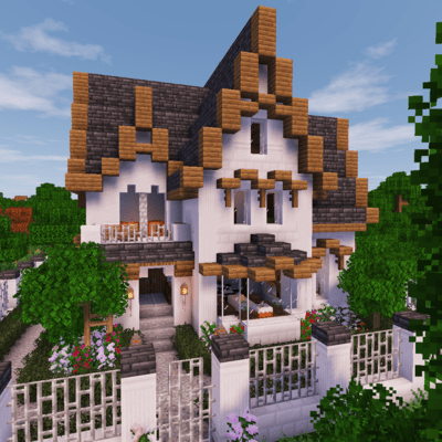 Fantasy Victorian Style House (World + Schematic)