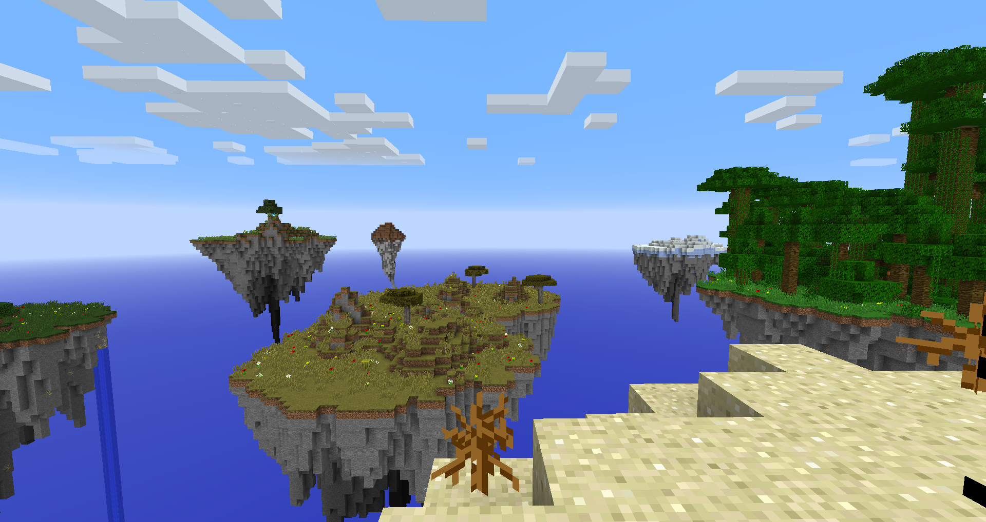 Floating Islands of the Eternal Abyss, Custom Survival Map