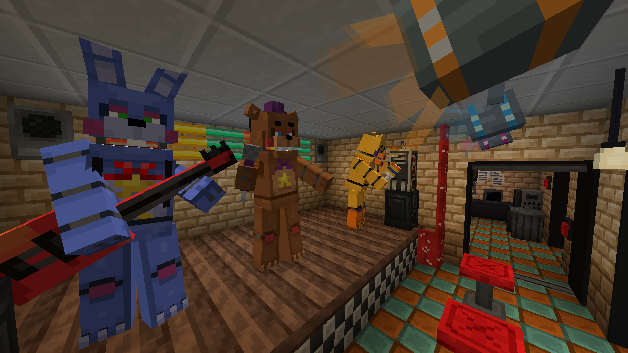 FNAF 6 MAP AND CUSTOM MAP