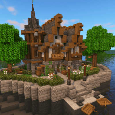 Gothic Fantasy House (World + Schematic)