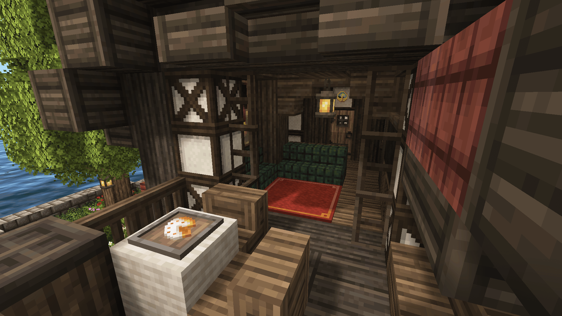 Half-Timbered Island House