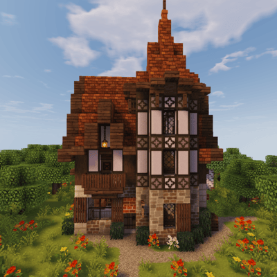 Medieval Half Timbered House/Bookstore