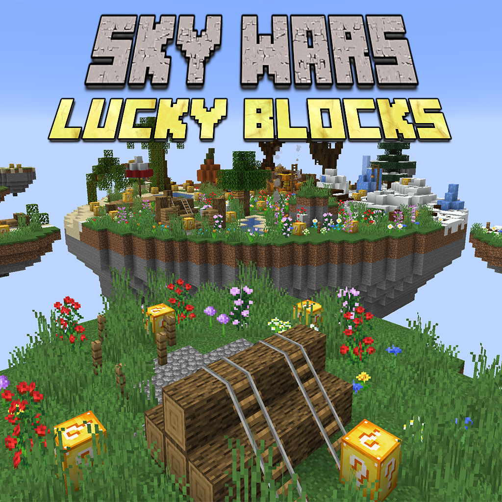 Sky Wars Lucky Blocks! - Four Seasons  - world pvp! [1.20.1] NOW!!