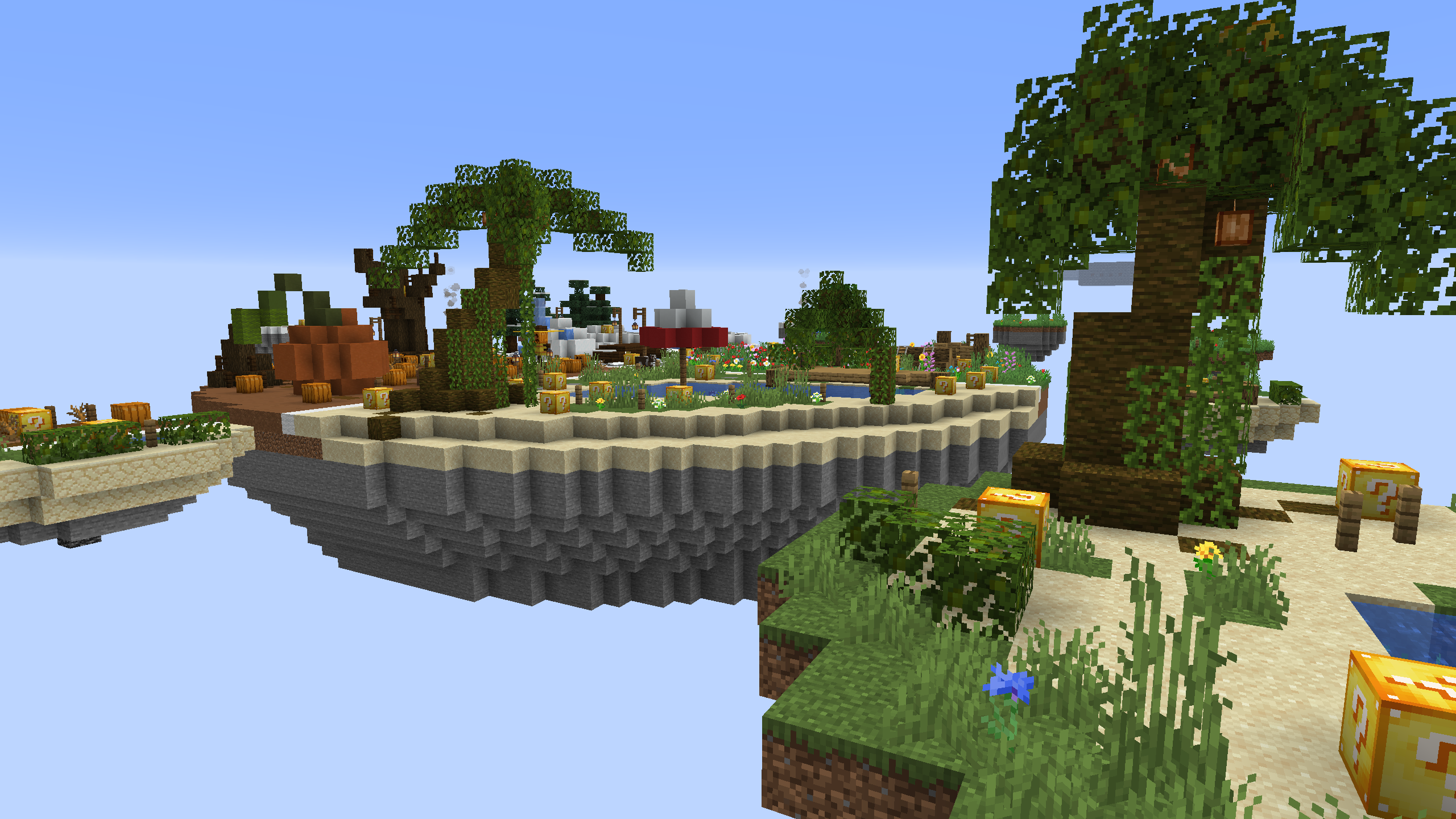 Sky Wars Lucky Blocks! - Four Seasons  - world pvp! [1.20.1] NOW!!