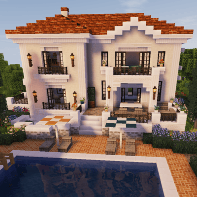 Small Mediterranean Villa (Java and Bedrock)